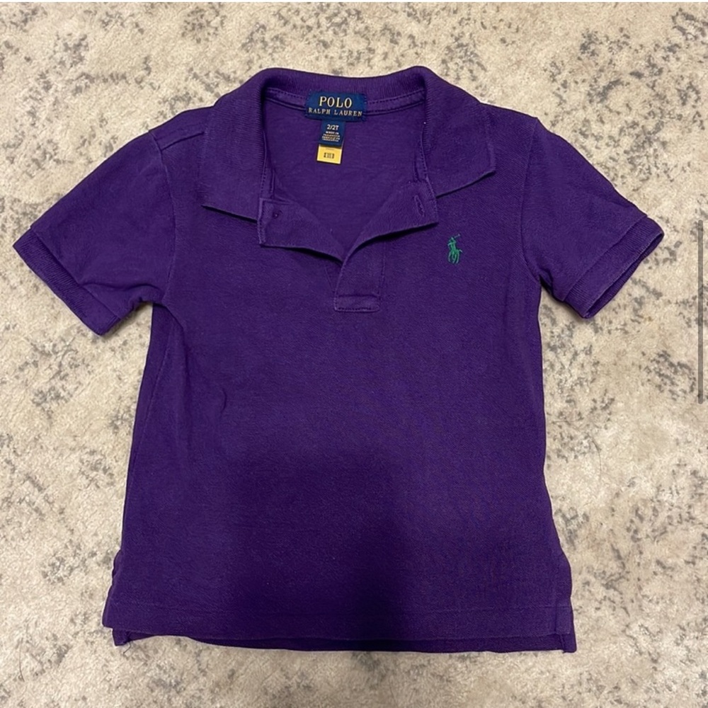 Boys’ Purple Polo